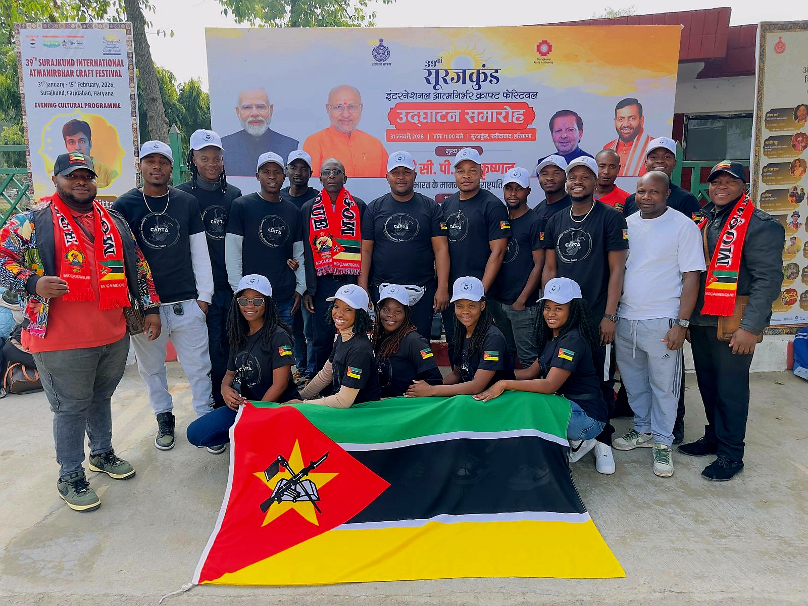 CAPTA leva a cultura moçambicana à 39.ª edição do Surajkund International Crafts Mela na Índia